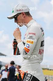 Nico Hulkenberg (GER) Sahara Force India F1 on the grid. 27.09.2015. Formula 1 World Championship, Rd 14, Japanese Grand Prix, Suzuka, Japan, Race Day.