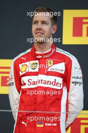 3rd place Sebastian Vettel (GER) Ferrari. 27.09.2015. Formula 1 World Championship, Rd 14, Japanese Grand Prix, Suzuka, Japan, Race Day.