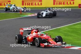 Sebastian Vettel (GER) Ferrari SF15-T.27.09.2015 - Race, Sebastian Vettel (GER) Scuderia Ferrari SF15-T 27.09.2015. Formula 1 World Championship, Rd 14, Japanese Grand Prix, Suzuka, Japan, Race Day.