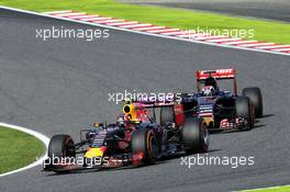 Daniil Kvyat (RUS) Red Bull Racing RB11. 27.09.2015. Formula 1 World Championship, Rd 14, Japanese Grand Prix, Suzuka, Japan, Race Day.
