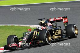 Romain Grosjean (FRA) Lotus F1 E23. 27.09.2015. Formula 1 World Championship, Rd 14, Japanese Grand Prix, Suzuka, Japan, Race Day.