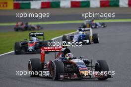 Carlos Sainz Jr (ESP) Scuderia Toro Rosso STR10. 27.09.2015. Formula 1 World Championship, Rd 14, Japanese Grand Prix, Suzuka, Japan, Race Day.