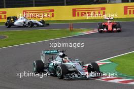 Lewis Hamilton (GBR) Mercedes AMG F1 W06. 27.09.2015. Formula 1 World Championship, Rd 14, Japanese Grand Prix, Suzuka, Japan, Race Day.