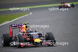 Daniil Kvyat (RUS) Red Bull Racing RB11. 27.09.2015. Formula 1 World Championship, Rd 14, Japanese Grand Prix, Suzuka, Japan, Race Day.