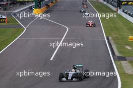 Lewis Hamilton (GBR) Mercedes AMG F1 W06. 27.09.2015. Formula 1 World Championship, Rd 14, Japanese Grand Prix, Suzuka, Japan, Race Day.