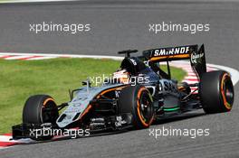 Nico Hulkenberg (GER) Sahara Force India F1 VJM08. 27.09.2015. Formula 1 World Championship, Rd 14, Japanese Grand Prix, Suzuka, Japan, Race Day.