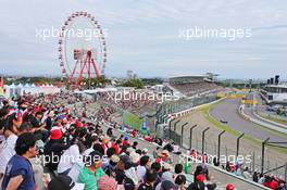 Lewis Hamilton (GBR) Mercedes AMG F1 W06. 26.09.2015. Formula 1 World Championship, Rd 14, Japanese Grand Prix, Suzuka, Japan, Qualifying Day.