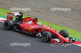Sebastian Vettel (GER) Ferrari SF15-T. 26.09.2015. Formula 1 World Championship, Rd 14, Japanese Grand Prix, Suzuka, Japan, Qualifying Day.