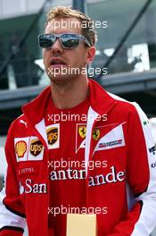 Sebastian Vettel (GER) Ferrari. 26.09.2015. Formula 1 World Championship, Rd 14, Japanese Grand Prix, Suzuka, Japan, Qualifying Day.