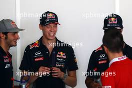 Daniil Kvyat (RUS) Red Bull Racing on the drivers parade. 27.09.2015. Formula 1 World Championship, Rd 14, Japanese Grand Prix, Suzuka, Japan, Race Day.