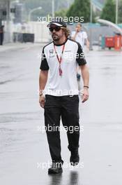 Fernando Alonso (ESP) McLaren. 24.09.2015. Formula 1 World Championship, Rd 14, Japanese Grand Prix, Suzuka, Japan, Preparation Day.