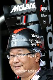 Fan of McLaren Honda  24.09.2015. Formula 1 World Championship, Rd 14, Japanese Grand Prix, Suzuka, Japan, Preparation Day.