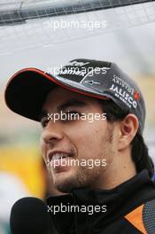 Sergio Perez (MEX) Sahara Force India F1. 24.09.2015. Formula 1 World Championship, Rd 14, Japanese Grand Prix, Suzuka, Japan, Preparation Day.