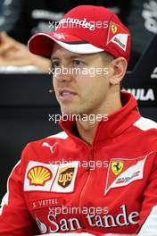 Sebastian Vettel (GER), Scuderia Ferrari  24.09.2015. Formula 1 World Championship, Rd 14, Japanese Grand Prix, Suzuka, Japan, Preparation Day.