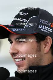 Sergio Perez (MEX), Sahara Force India  24.09.2015. Formula 1 World Championship, Rd 14, Japanese Grand Prix, Suzuka, Japan, Preparation Day.