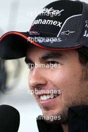 Sergio Perez (MEX), Sahara Force India  24.09.2015. Formula 1 World Championship, Rd 14, Japanese Grand Prix, Suzuka, Japan, Preparation Day.