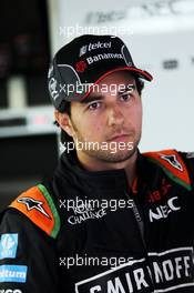 Sergio Perez (MEX) Sahara Force India F1. 24.09.2015. Formula 1 World Championship, Rd 14, Japanese Grand Prix, Suzuka, Japan, Preparation Day.