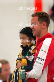 Sebastian Vettel (GER), Scuderia Ferrari  24.09.2015. Formula 1 World Championship, Rd 14, Japanese Grand Prix, Suzuka, Japan, Preparation Day.