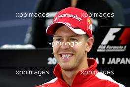 Sebastian Vettel (GER), Scuderia Ferrari  24.09.2015. Formula 1 World Championship, Rd 14, Japanese Grand Prix, Suzuka, Japan, Preparation Day.