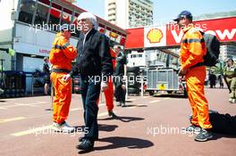Bernie Ecclestone (GBR). 22.05.2015. Formula 1 World Championship, Rd 6, Monaco Grand Prix, Monte Carlo, Monaco, Friday.