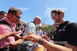 Romain Grosjean (FRA), Lotus F1 Team  22.05.2015. Formula 1 World Championship, Rd 6, Monaco Grand Prix, Monte Carlo, Monaco, Friday.