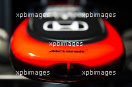 McLaren MP4-30 nosecone. 22.05.2015. Formula 1 World Championship, Rd 6, Monaco Grand Prix, Monte Carlo, Monaco, Friday.
