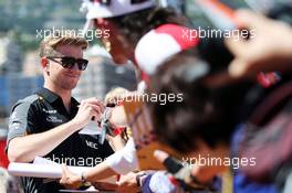 Nico Hulkenberg (GER) Sahara Force India F1 signs autographs for the fans. 22.05.2015. Formula 1 World Championship, Rd 6, Monaco Grand Prix, Monte Carlo, Monaco, Friday.