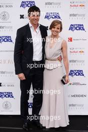 Toto Wolff (GER) Mercedes AMG F1 Shareholder and Executive Director with his wife Susie Wolff (GBR) Williams Development Driver at the Amber Lounge Fashion Show. 22.05.2015. Formula 1 World Championship, Rd 6, Monaco Grand Prix, Monte Carlo, Monaco, Friday.