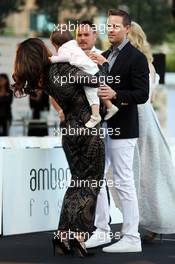 Tamara Ecclestone (GBR) with her husband Jay Rutland (GBR) and her daughter Sophia Eccelstone-Rutland (GBR) at the Amber Lounge Fashion Show. 22.05.2015. Formula 1 World Championship, Rd 6, Monaco Grand Prix, Monte Carlo, Monaco, Friday.