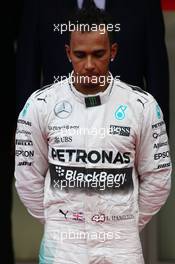 3rd place Lewis Hamilton (GBR) Mercedes AMG F1. 24.05.2015. Formula 1 World Championship, Rd 6, Monaco Grand Prix, Monte Carlo, Monaco, Race Day.