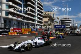 Valtteri Bottas (FIN) Williams FW37. 24.05.2015. Formula 1 World Championship, Rd 6, Monaco Grand Prix, Monte Carlo, Monaco, Race Day.