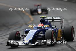 Felipe Nasr (BRA), Sauber F1 Team  24.05.2015. Formula 1 World Championship, Rd 6, Monaco Grand Prix, Monte Carlo, Monaco, Race Day.