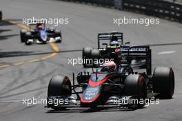 Jenson Button (GBR), McLaren Honda  24.05.2015. Formula 1 World Championship, Rd 6, Monaco Grand Prix, Monte Carlo, Monaco, Race Day.