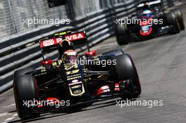 Pastor Maldonado (VEN) Lotus F1 E23. 24.05.2015. Formula 1 World Championship, Rd 6, Monaco Grand Prix, Monte Carlo, Monaco, Race Day.