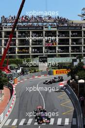 Carlos Sainz Jr (ESP) Scuderia Toro Rosso STR10. 24.05.2015. Formula 1 World Championship, Rd 6, Monaco Grand Prix, Monte Carlo, Monaco, Race Day.