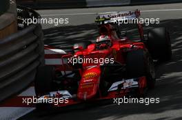 Kimi Raikkonen (FIN) Ferrari SF15-T. 24.05.2015. Formula 1 World Championship, Rd 6, Monaco Grand Prix, Monte Carlo, Monaco, Race Day.