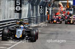 Sergio Perez (MEX) Sahara Force India F1 VJM08. 24.05.2015. Formula 1 World Championship, Rd 6, Monaco Grand Prix, Monte Carlo, Monaco, Race Day.