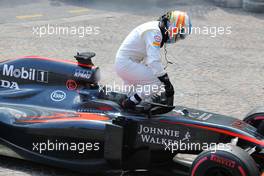 Fernando Alonso (ESP), McLaren Honda  24.05.2015. Formula 1 World Championship, Rd 6, Monaco Grand Prix, Monte Carlo, Monaco, Race Day.