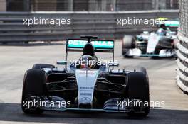 Lewis Hamilton (GBR) Mercedes AMG F1 W06. 24.05.2015. Formula 1 World Championship, Rd 6, Monaco Grand Prix, Monte Carlo, Monaco, Race Day.