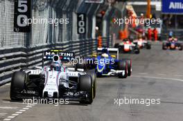 Valtteri Bottas (FIN) Williams FW37. 24.05.2015. Formula 1 World Championship, Rd 6, Monaco Grand Prix, Monte Carlo, Monaco, Race Day.