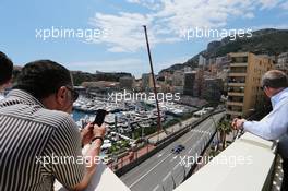 Felipe Nasr (BRA) Sauber C34. 24.05.2015. Formula 1 World Championship, Rd 6, Monaco Grand Prix, Monte Carlo, Monaco, Race Day.