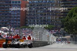 Sergio Perez (MEX) Sahara Force India F1 VJM08. 24.05.2015. Formula 1 World Championship, Rd 6, Monaco Grand Prix, Monte Carlo, Monaco, Race Day.