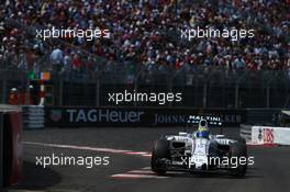 Felipe Massa (BRA) Williams FW37. 24.05.2015. Formula 1 World Championship, Rd 6, Monaco Grand Prix, Monte Carlo, Monaco, Race Day.