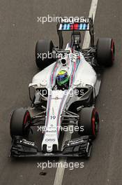 Felipe Massa (BRA) Williams FW37. 23.05.2015. Formula 1 World Championship, Rd 6, Monaco Grand Prix, Monte Carlo, Monaco, Qualifying Day