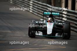 Lewis Hamilton (GBR) Mercedes AMG F1 W06. 23.05.2015. Formula 1 World Championship, Rd 6, Monaco Grand Prix, Monte Carlo, Monaco, Qualifying Day