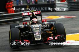 Pastor Maldonado (VEN) Lotus F1 E23. 23.05.2015. Formula 1 World Championship, Rd 6, Monaco Grand Prix, Monte Carlo, Monaco, Qualifying Day
