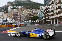Felipe Nasr (BRA) Sauber C34. 23.05.2015. Formula 1 World Championship, Rd 6, Monaco Grand Prix, Monte Carlo, Monaco, Qualifying Day