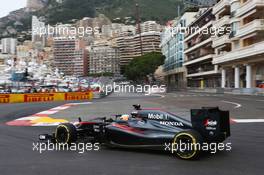 Fernando Alonso (ESP) McLaren MP4-30. 23.05.2015. Formula 1 World Championship, Rd 6, Monaco Grand Prix, Monte Carlo, Monaco, Qualifying Day