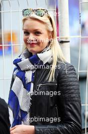 Emilia Pikkarainen (FIN), girlfriend of Valtteri Bottas (FIN) Williams. 23.05.2015. Formula 1 World Championship, Rd 6, Monaco Grand Prix, Monte Carlo, Monaco, Qualifying Day