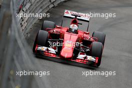 Sebastian Vettel (GER), Scuderia Ferrari  23.05.2015. Formula 1 World Championship, Rd 6, Monaco Grand Prix, Monte Carlo, Monaco, Qualifying Day